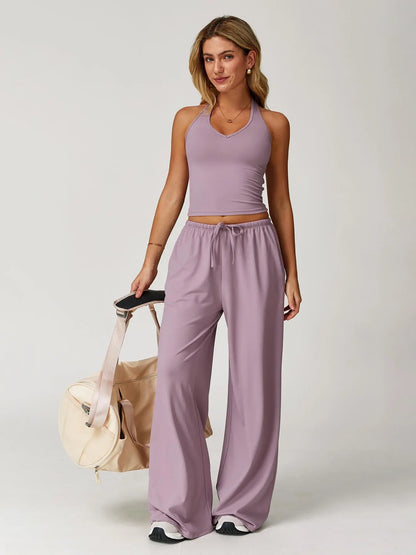 Ensemble Carla - Débardeur et Pantalon Évasé