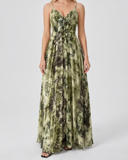 Grasse - Robe longue florale d'été