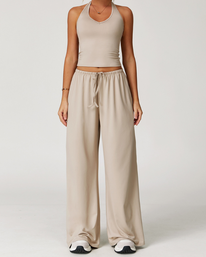 Ensemble Carla - Débardeur et Pantalon Évasé