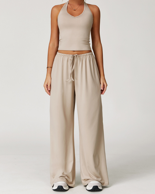 Ensemble Carla - Débardeur et Pantalon Évasé