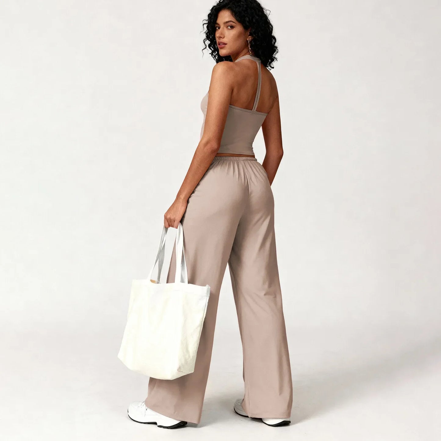Ensemble Carla - Débardeur et Pantalon Évasé