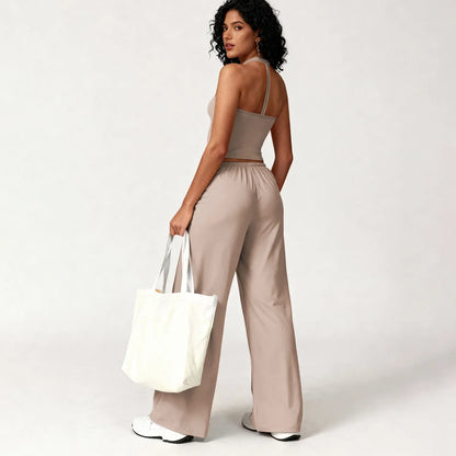 Ensemble Carla - Débardeur et Pantalon Évasé