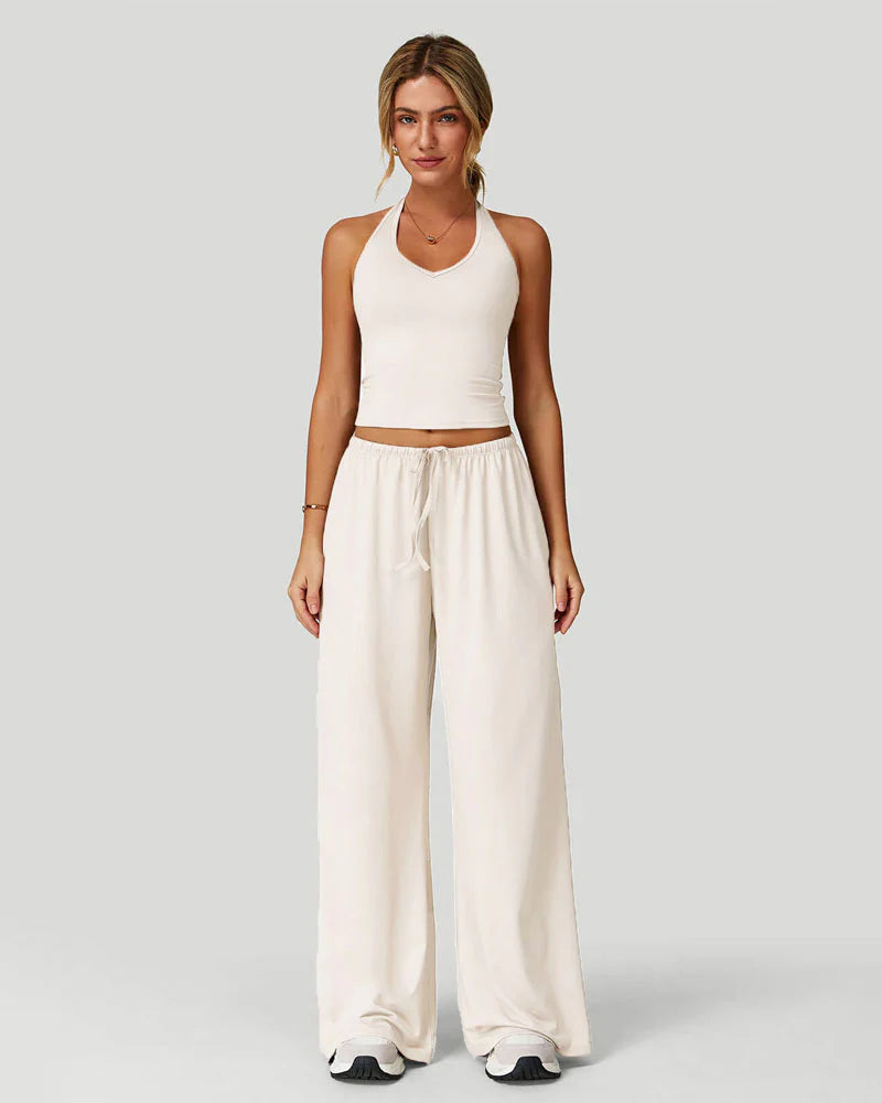 Ensemble Carla - Débardeur et Pantalon Évasé