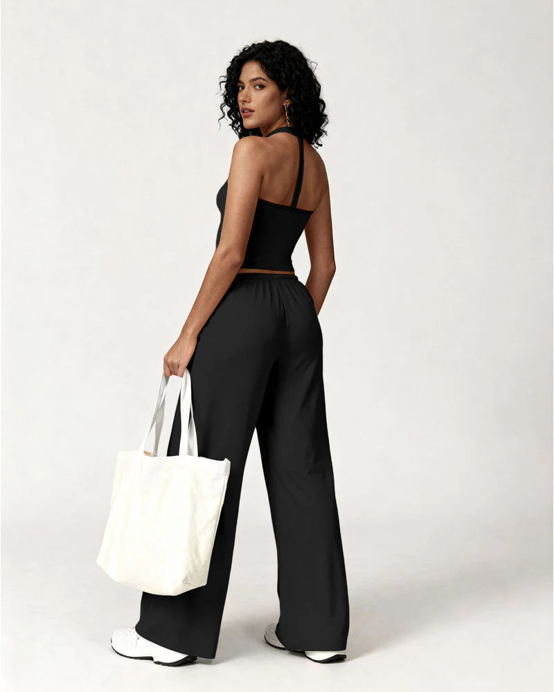 Ensemble Carla - Débardeur et Pantalon Évasé