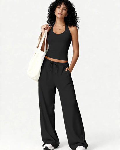 Ensemble Carla - Débardeur et Pantalon Évasé