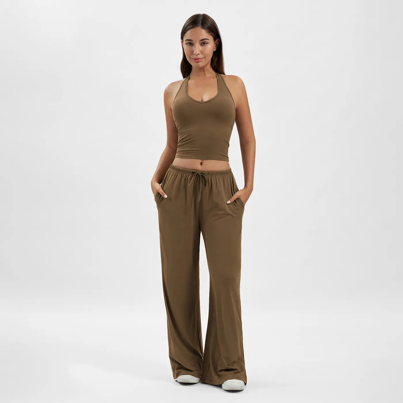 Ensemble Carla - Débardeur et Pantalon Évasé