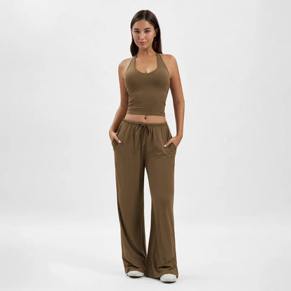 Ensemble Carla - Débardeur et Pantalon Évasé