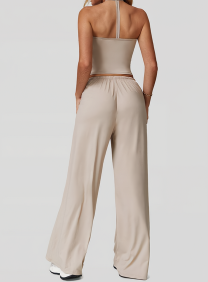 Ensemble Carla - Débardeur et Pantalon Évasé