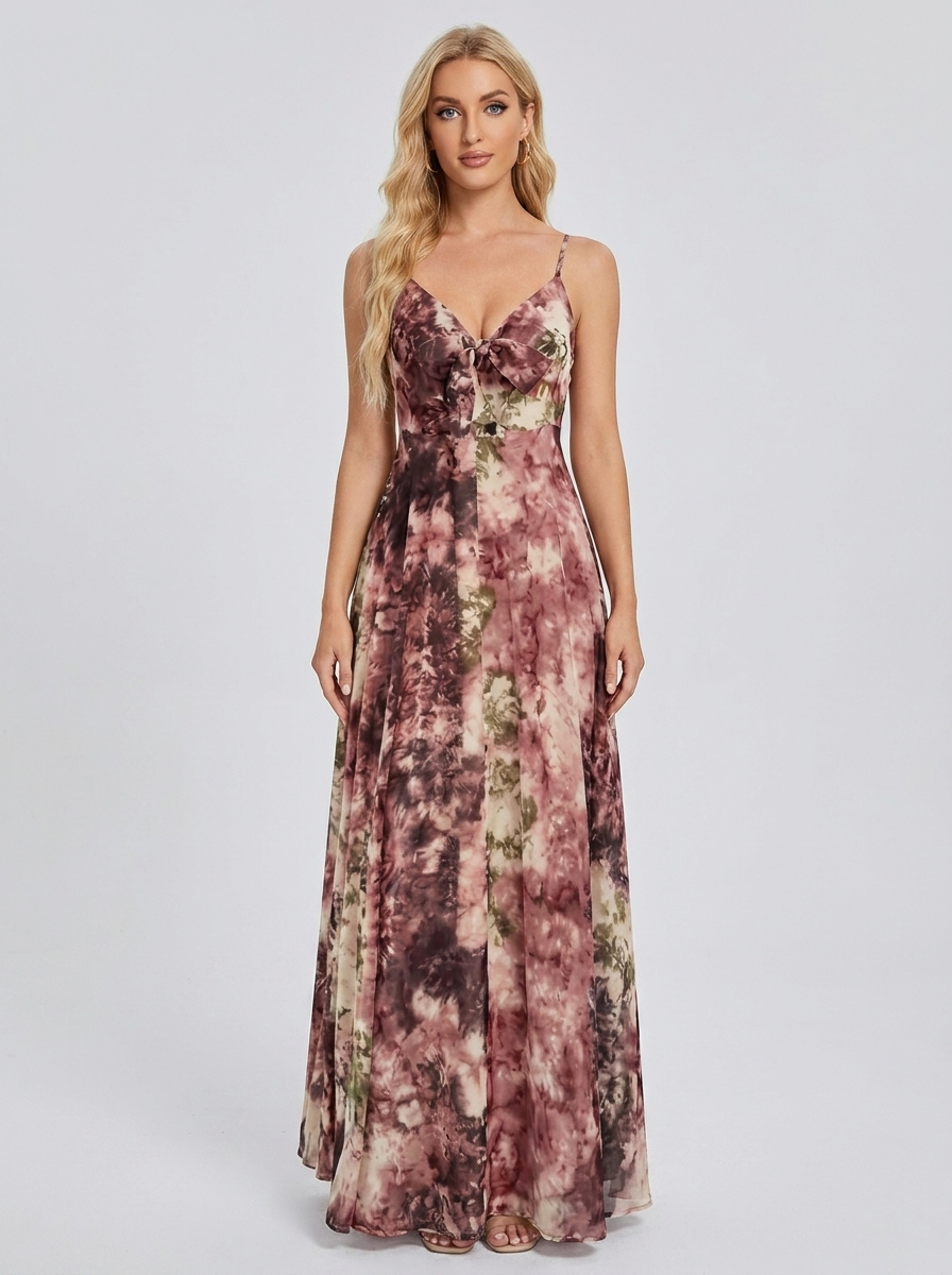 Grasse - Robe longue florale d'été