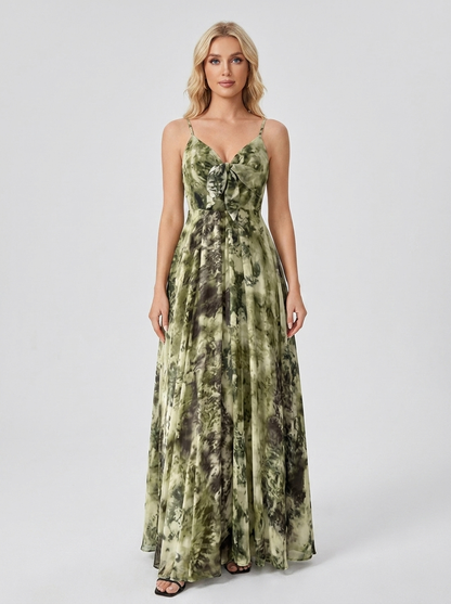 Grasse - Robe longue florale d'été