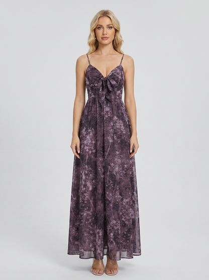 Grasse - Robe longue florale d'été