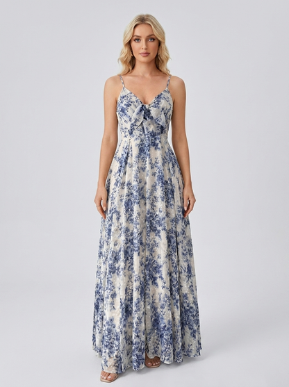 Grasse - Robe longue florale d'été