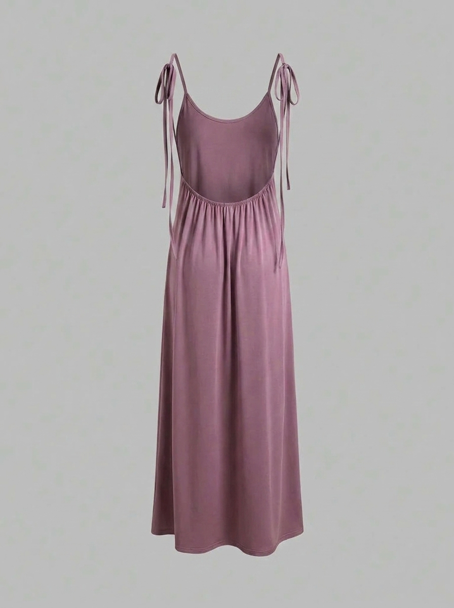Aix - Robe Longue dos nu grande taille avec Bretelles